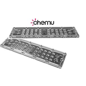 Buy cheap Transparent Optical Street Lamp Lens , Multipurpose LED Street Light Lens from wholesalers