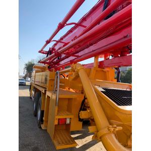 Buy cheap Putzmeister Used Truck Mounted Concrete Pump Remote Control Hydraulic Folding from wholesalers