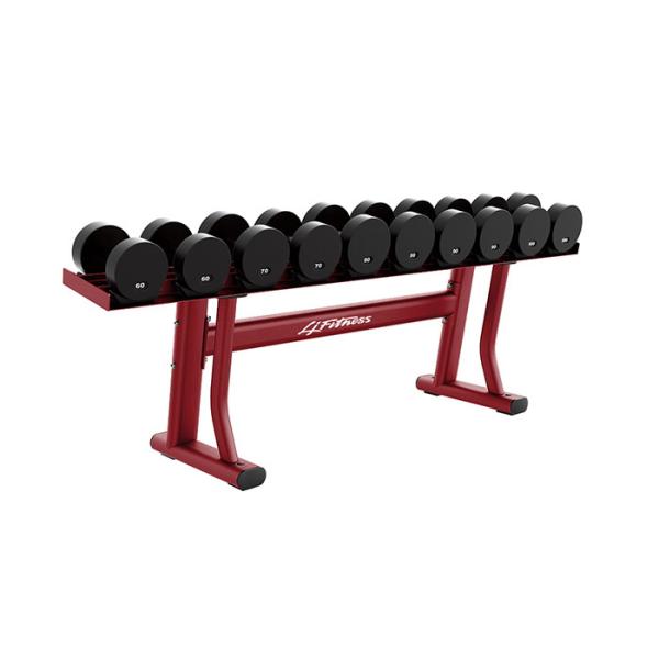 Quality Q235 Commercial Grade Gym Equipment Single Tier Dumbbell Rack for sale
