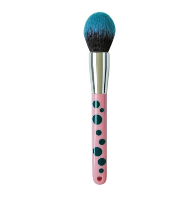 Quality Dots Pattern Single Makeup Brush , Tapered Bristle Face Blush Brush for sale