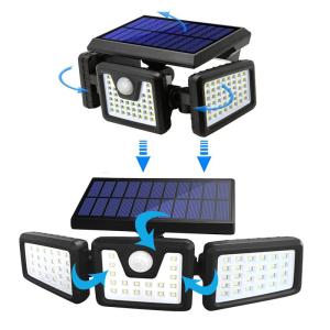 Buy cheap IP65 ABS Outdoor Solar Garden Light 74 LM LED Three Mod Wall  5000K from wholesalers