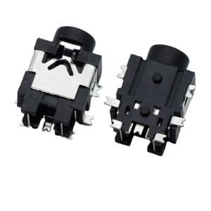 Buy cheap 7 Pin Stereo Audio Jack For PCB Mount 4 Pole 2.5mm Headphone Socket from wholesalers