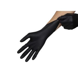 Buy cheap 100% Synthetic Nitrile Gloves Chemical And Water Resistant Nitrile Disposable Gloves from wholesalers
