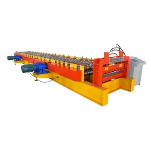 Buy cheap Power 15 Kw Metal Deck Roll Forming Machine Dimension 15000*1200*1100mm CE Certification from wholesalers