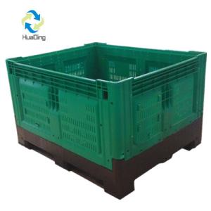 Buy cheap Medium Duty food containers 1200x1000 box pallet collapsible Plastic Pallet Box from wholesalers
