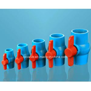 Buy cheap Water Media UPVC Plastic Socket Water Valve Pool Valve PVC Ball Valve for Blow-Down from wholesalers