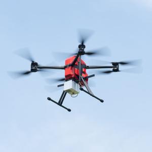 Buy cheap 40KM 1.4Hours Long Range Surveillance Drones 8 Rotor Drone Payload 7KG Camera Custom HXN1-R from wholesalers