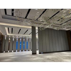 Buy cheap Class A Fire Rating Operable Partition Wall with Leather Panel Surface and Easy Manual Operation from wholesalers