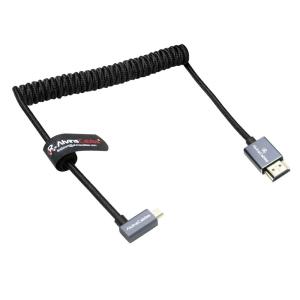 Buy cheap Alvin's 8K Left Angle Micro HDMI Cable Coiled 48Gbps from wholesalers