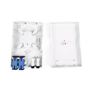 Buy cheap 2 Cores UPC Plastic Fiber Optic Faceplate Socket Panel for Wall Mounted Installation from wholesalers