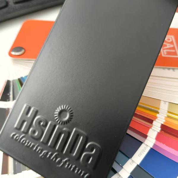 Weather Resistant Durable Luxury Color RAL9005 Matt Polyester Powder Coating
