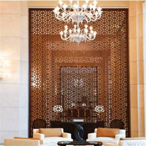 Buy cheap China professional decorative metal work Stainless steel partition wall design from wholesalers