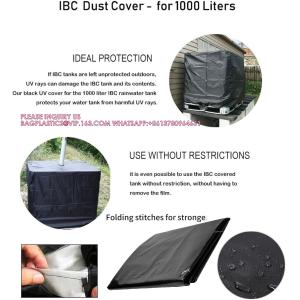 Zipper IBC Tote Cover insulated Thermal Pallet Cover For Transporting Perishable