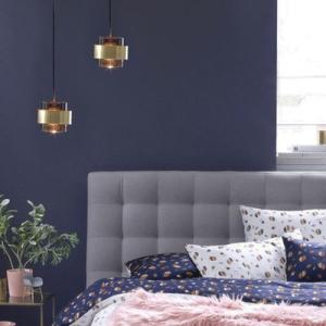 Buy cheap Nordic bronze and smoky grey simple glass pendant light for living room from wholesalers