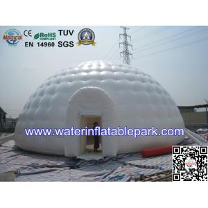 Buy cheap 10m dia Inflatable Igloo Tent With Clear Top Roof , Inflatable Dome Tent from wholesalers
