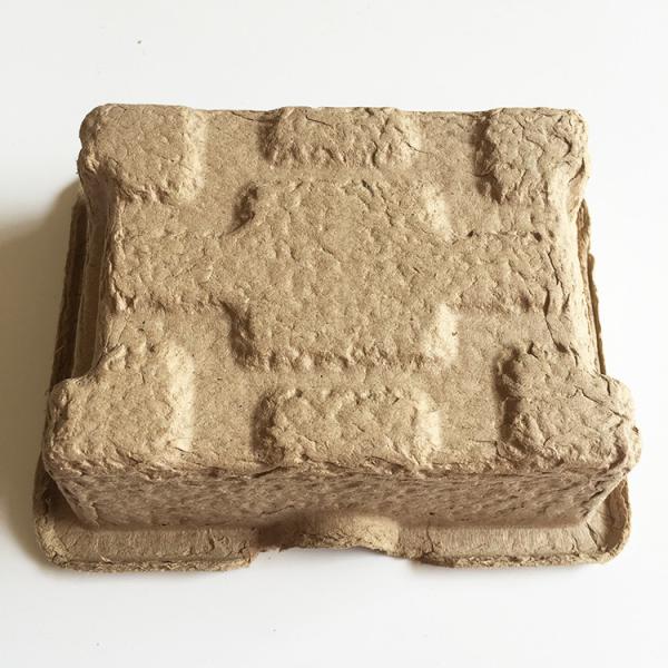 Biodegradable Cosmetic Bottle Packaging Pulp Container Molded Pulp Packaging Supplies