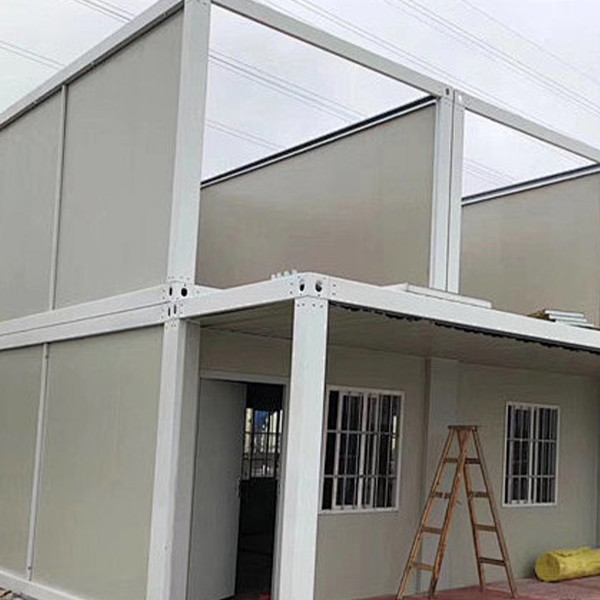Buy cheap The steel structure is stable and load-bearing. It is a green, environmentally friendly and recyclable double-layer container building with strong from wholesalers