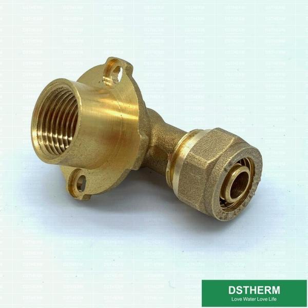 Buy cheap PN20 105 Degrees Elbow Slide PEX Brass Fittings Customized Logo from wholesalers