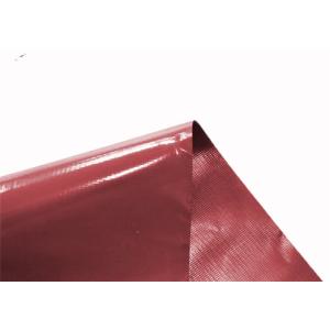 PVC Coated Orange Colour Matte Rain Proof Tarpaulins 500 * 1000 75m Length