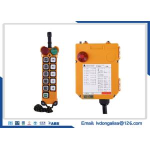 Buy cheap 10 Buttons Wireless Crane Control System , 100m Industrial Crane Remote Control System from wholesalers