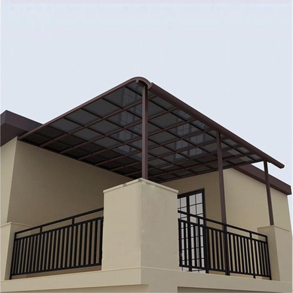 Quality Soundproof Transparent 1000*1200mm PC Awning for sale