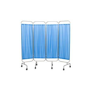 Buy cheap 4 Folding Hospital Side Room Partition Stand With Wheels from wholesalers