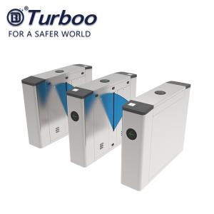 Buy cheap Fingerprint Flap Barrier Gate / Entrance Barrier Systems Auto Reset Function from wholesalers