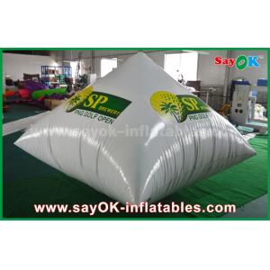 Buy cheap White 0.6mm PVC Inflatable Pyramid Logo Printing Advertising Inflatables from wholesalers