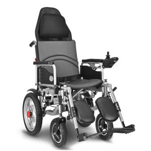 2025 Intelligent Folding Electric Wheelchair Powerful Brake Joystick Walker and