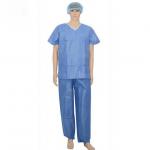 Buy cheap Disposable medical nurse pajamas patient's shirts and pants scrub suit patient gown from wholesalers
