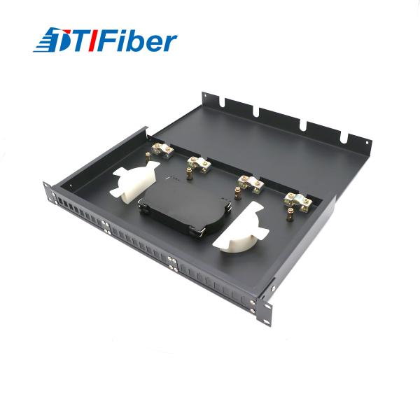 Quality Fixed Type SC 24 Core Distribution Frame Box Patch Panel For Rack Mounting for sale