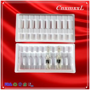 Buy cheap Eco Friendly Transparent PET Ampoule Packaging Tray 10ml Vial Box from wholesalers