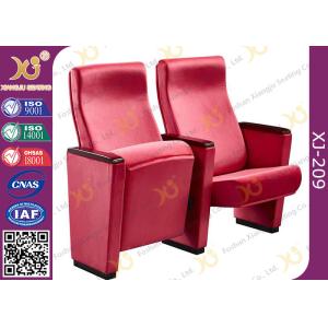 Buy cheap Full Upholstered Fabric Cover Auditorium Chairs / Seating With Hidden Fixed Leg from wholesalers