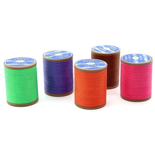 Buy cheap Polyester 0.8mm Flat Wax Thread for Hand Sewing Leather DIY Small Roll Manual Thread from wholesalers