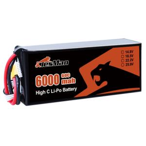 Buy cheap 6S 23.4V 6000mAh 30C 70C Lipo FPV Drone Battery with XT60 Plug 7inch FPV RC Drone product