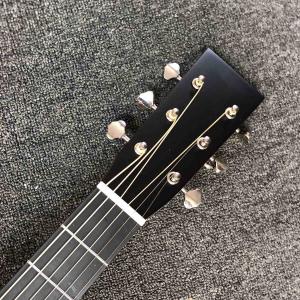 Buy cheap Custom AAAAA All Solid Spruce Wood OM JM Handmade 14 Frets Acoustic Guitar Fishbone Binding from wholesalers