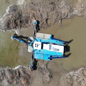 Kingda Sand Pump and Multifunctional Attachments on Versatile Amphibious Dredger