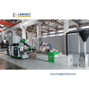 Two Stage PE/PP/Pet Plastic Recycle Granulating Machine/Pelletizing Machine
