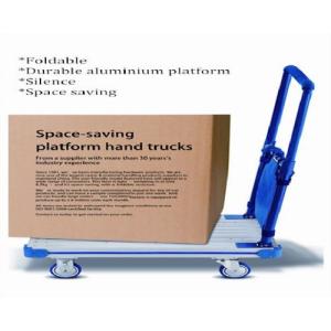 Buy cheap 4-Wheel Foldable Hand cart Aluminium Platform,  Load capacity 150KG. from wholesalers