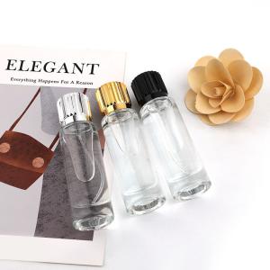 Glass 30ml Perfume Spray Empty Bottle Refillable Rectangle Clear