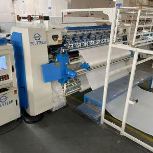 Automatic Industrial Quilting Machine Computerized System 80mm Thickness