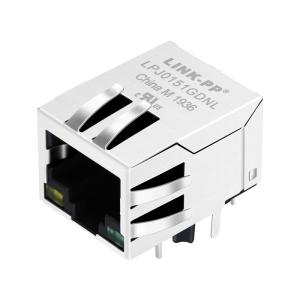 Buy cheap LPJ0151GDNL Cross 74990111215 1X1 RJ45 Connector With Transformer from wholesalers