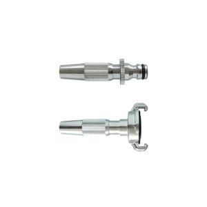 Buy cheap Rough Surface Brass Hose Nozzle Chrome Plated Finish Adjustable Water Spray From Mist to Jet from wholesalers