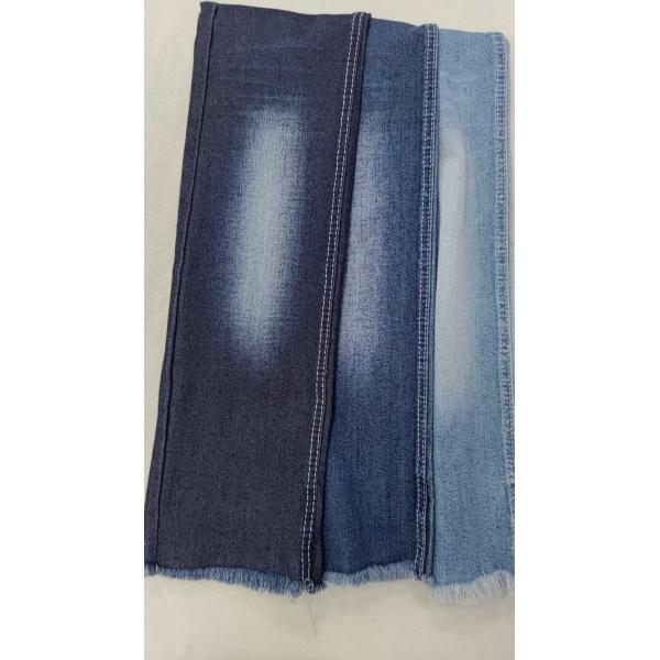 Quality 98%Cotton  2% Spandex 8.7oz DARK INDIGO 8+8x12/30 Elastic Denim fabric  JSD3208 for fashion jeans for sale