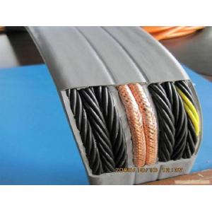 Buy cheap Flat Traveling Cable for Elevator with CE certificate TVVB 18G0.75 with Special PVC Jacket in Orange Color from wholesalers