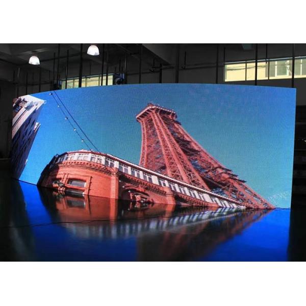 UHD P1.538 Indoor AD Curved Soft LED Display With High Brightness