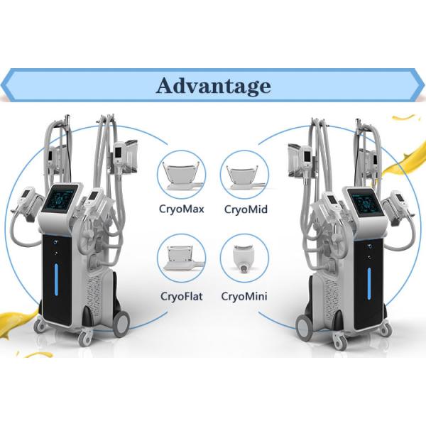 Buy cheap Strong cooling Four handles work simultaneously cryolipolysis slimming machine from wholesalers