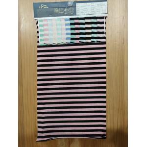 Buy cheap Fashionable And Durable  Elastic Smooth Striped Material Fabric For T-Shirt from wholesalers