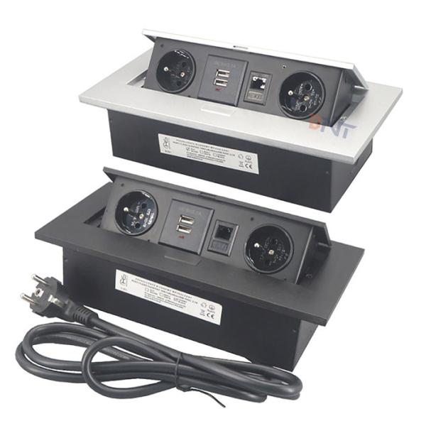Buy cheap Multimedia Office Desktop Pop Up Electrical Power Sockets With RJ45 from wholesalers