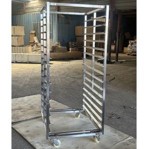 Buy cheap 15 Layer Double Row Stainless Steel Tray Trolley With Advanced Polishing And Welding Technique from wholesalers